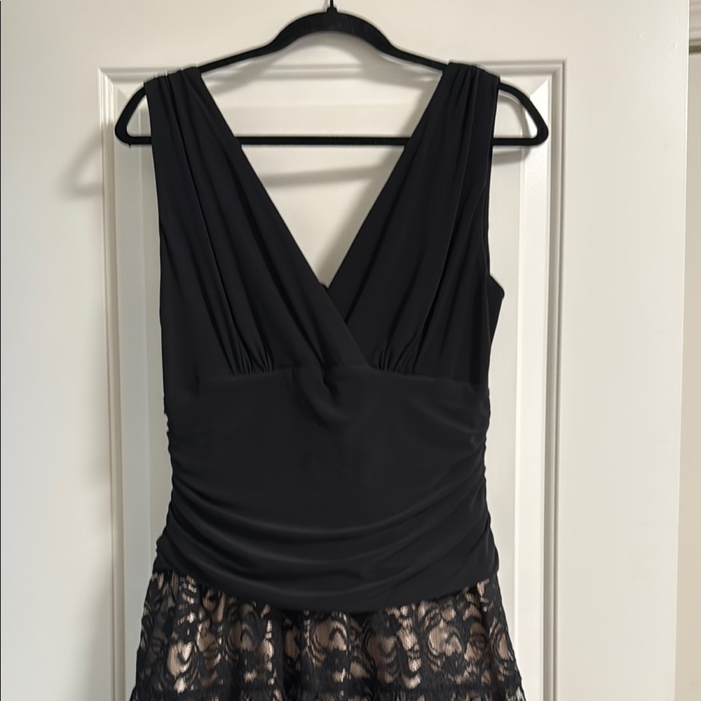 Elegant Black and Lace Dress